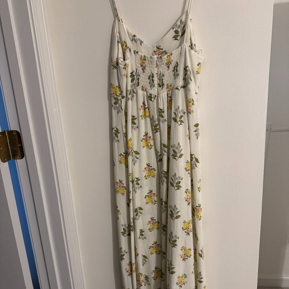 Zara Flower Printed midi dress